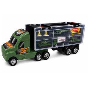 Juguete Camion Militar 8pzas Con Mat 50x50cm Infantil