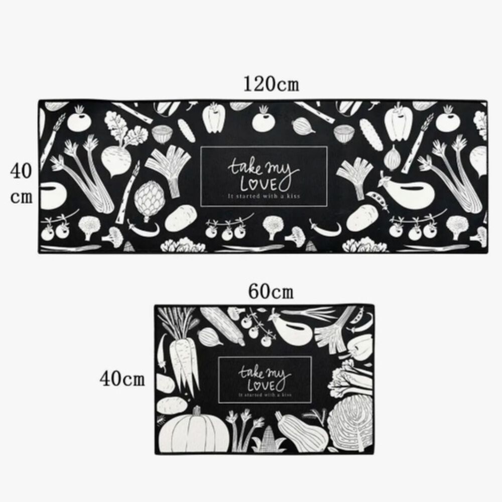 Pack Alfombras Cocina Negras image number 1.0