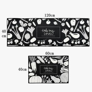 Pack Alfombras Cocina Negras