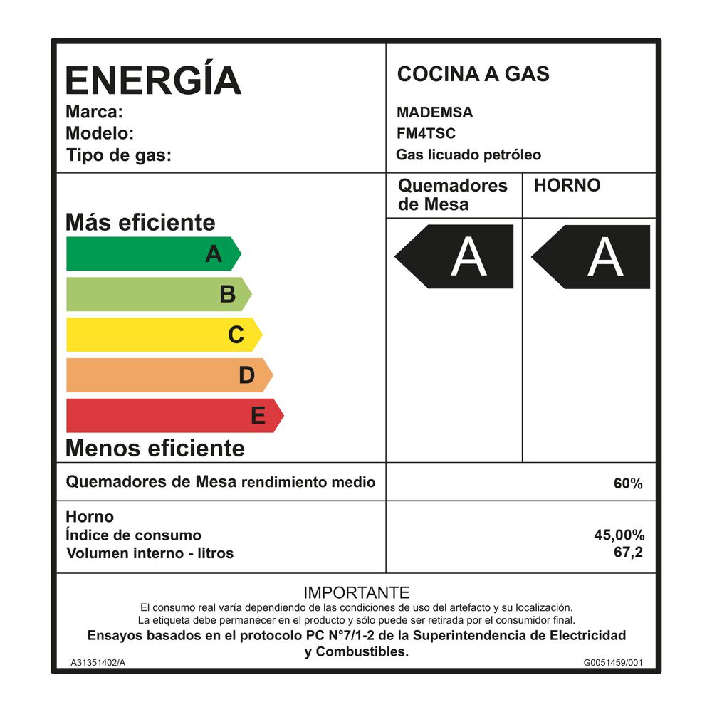 Cocina A Gas 4 Platos Horno Vapor Y Temporizador Fm4tsc Silver image number 14.0