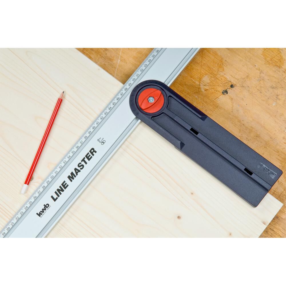 Regla Gu&iacute;a Universal Para Carpinter&iacute;a Line Master 10 Piezas - Kwb image number 3.0