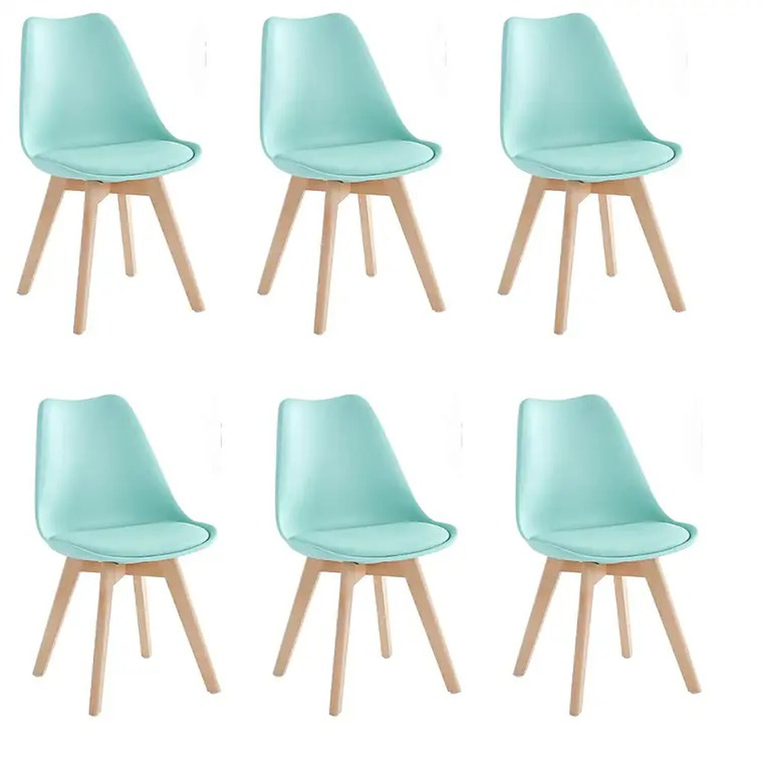 Juego De Comedor Medlock (140 X 90cm) + 6 Sillas Tulip image number 1.0