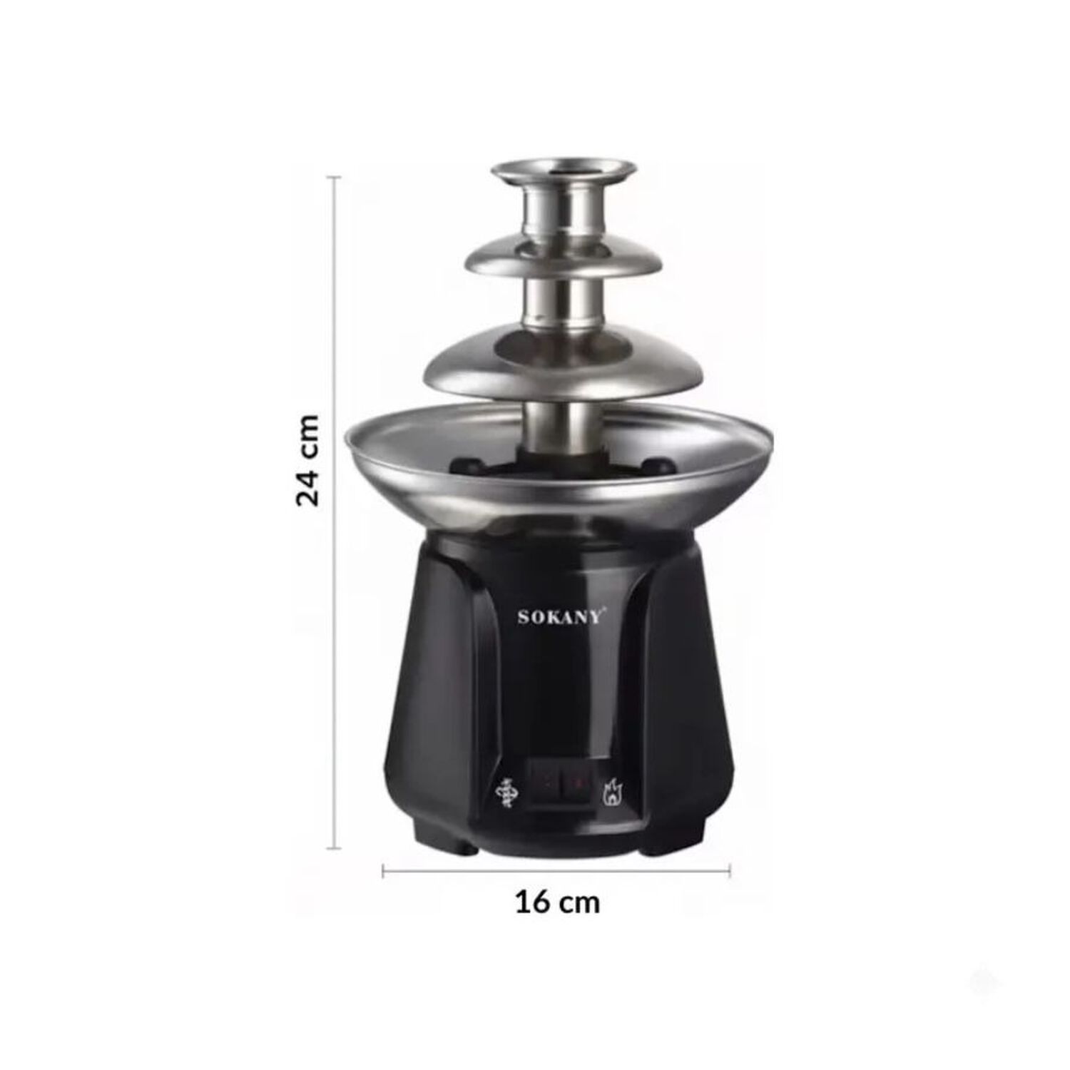 Fuente De Chocolate Electrica Sokany 3 Niveles 60w image number 5.0