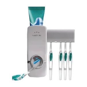 Dispensador Autom&aacute;tico De Pasta De Dientes Con Portacepillo