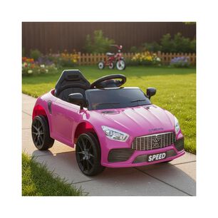 Auto El&eacute;ctrico Meche Premium Ni&ntilde;os Ni&ntilde;as Infantil Rosado