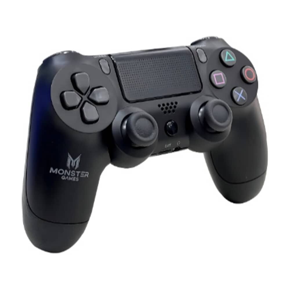 Control Joystick Inal&aacute;mbrico Monster Games Double Shock Compatible Con Ps4 Negro image number 2.0