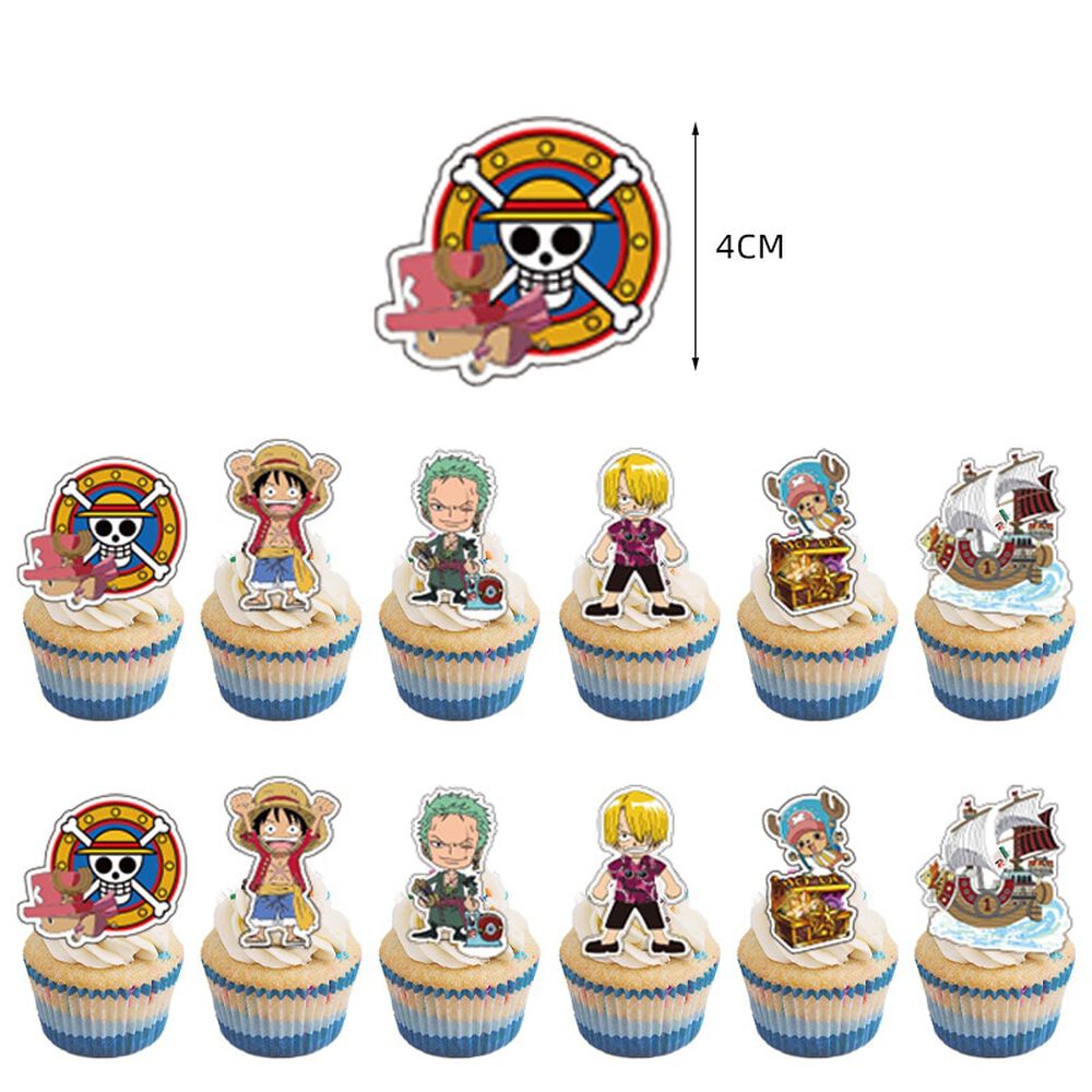 Pack Cumpleaños One Piece Globos Toppers Cinta Y Mas image number 3.0