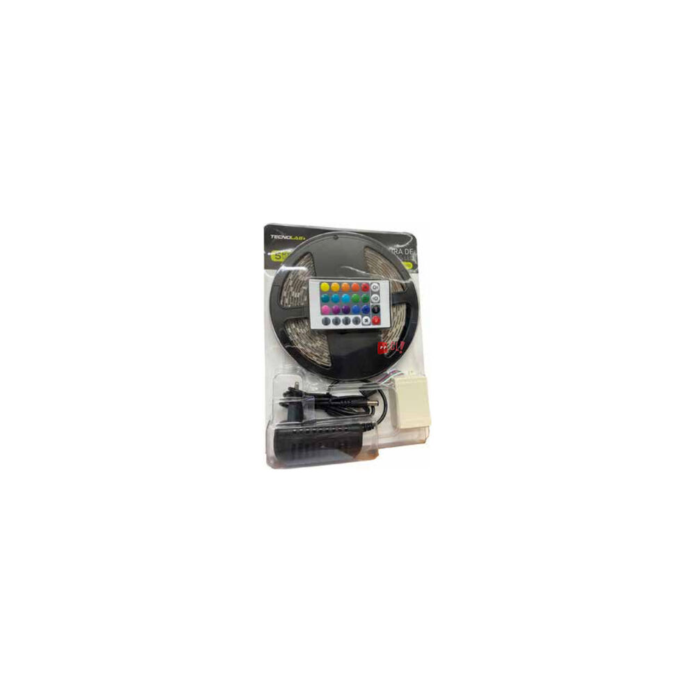 Tira Led De 5mts Rgb 5050 Impermeable Con Control - Ps image number 3.0