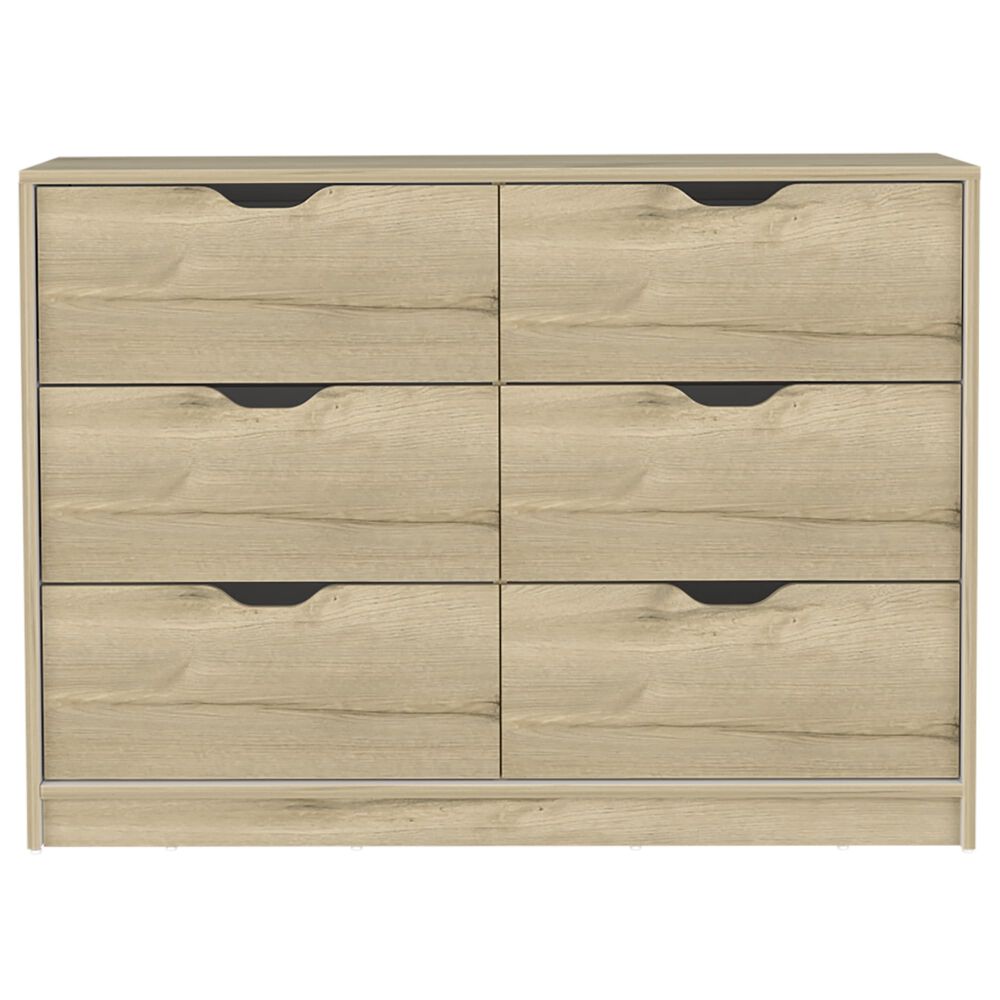 Mueble Comoda 4 Cajones 2 Puertas 77,6x107,1x41,6 Cm Café Claro image number 3.0