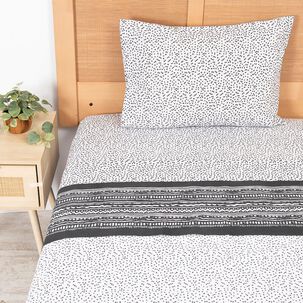 Sabana Estampada 144 Hilos 1 P Geometric