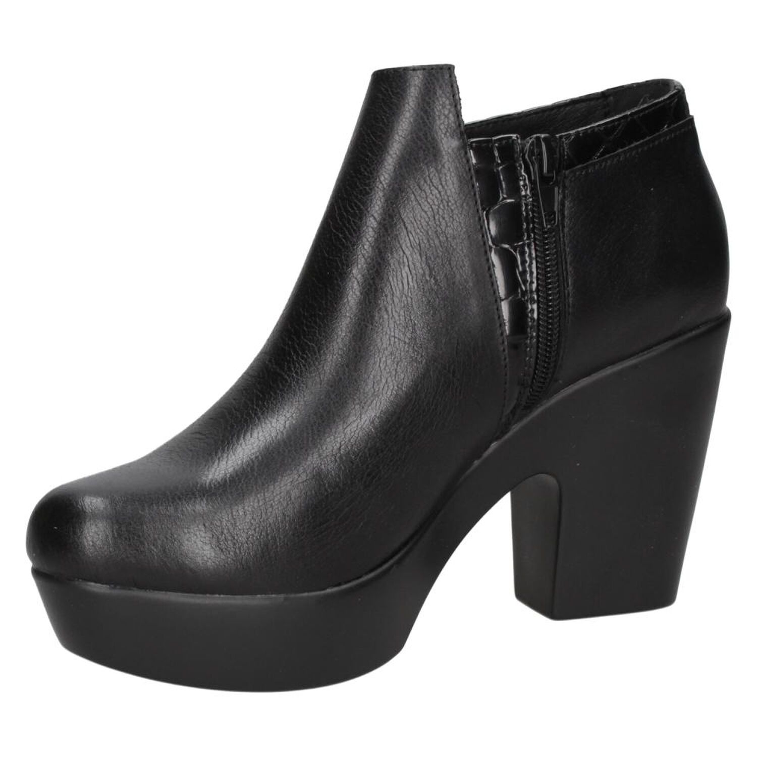Bot&iacute;n Mujer Bruno Rossi Brmj630 Negro image number 2.0