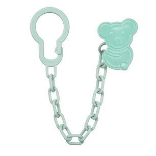 Porta Chupete Clip Plastico Cadena Afirmador Colgante