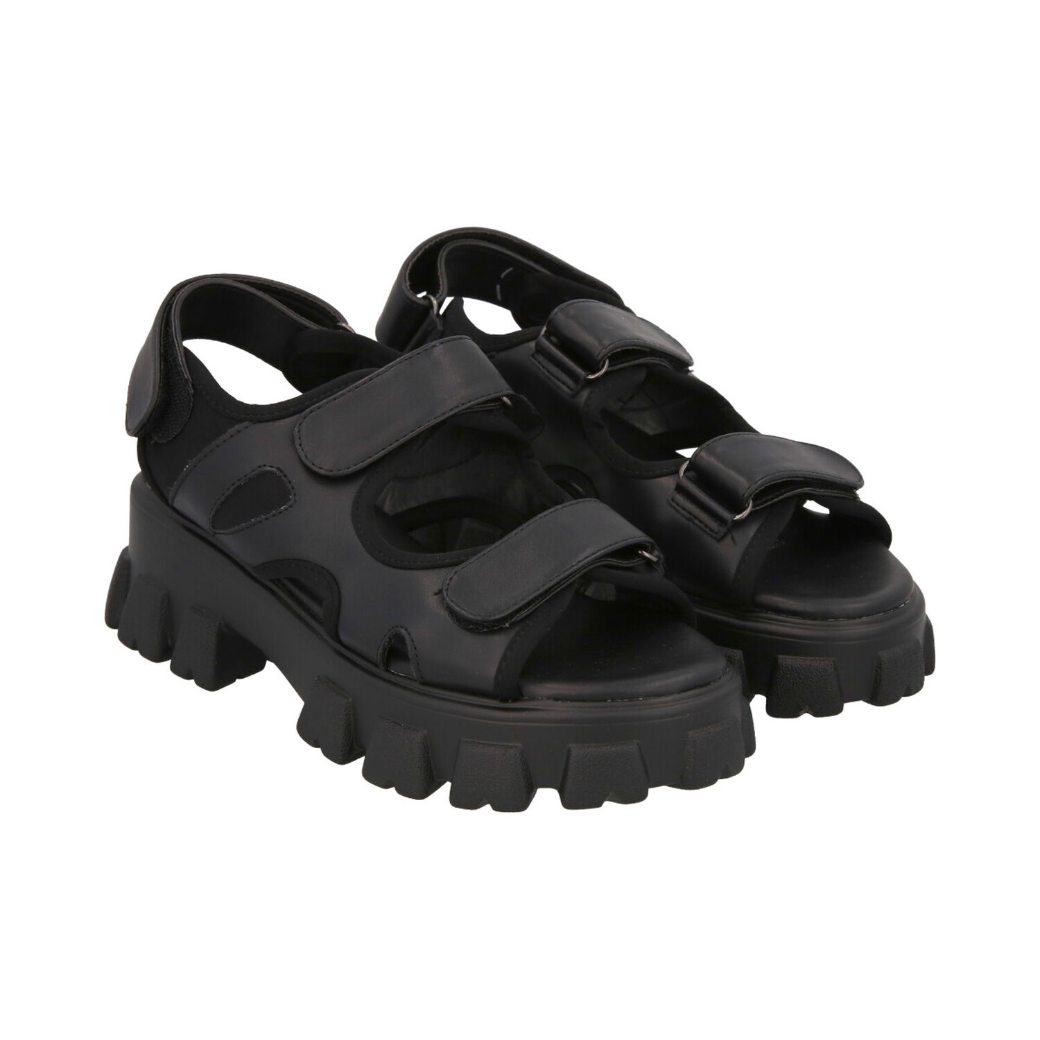 Sandalia Mujer Negro Plataforma Mixen 26 Police image number 1.0