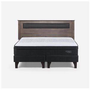 Cama Europea Rosen Tempo / King / Base Dividida + Respaldo