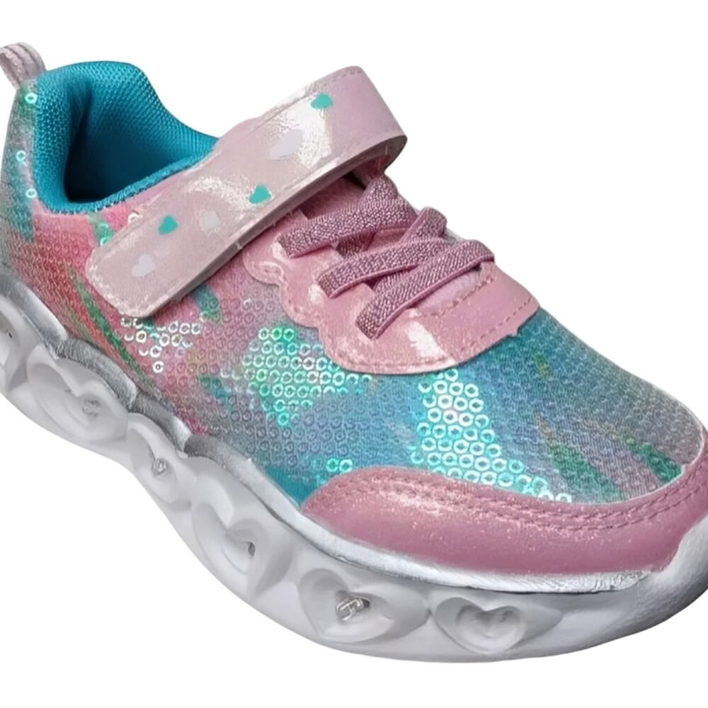 Zapatillas Brillantes Para Niñas Con Luces image number 0.0