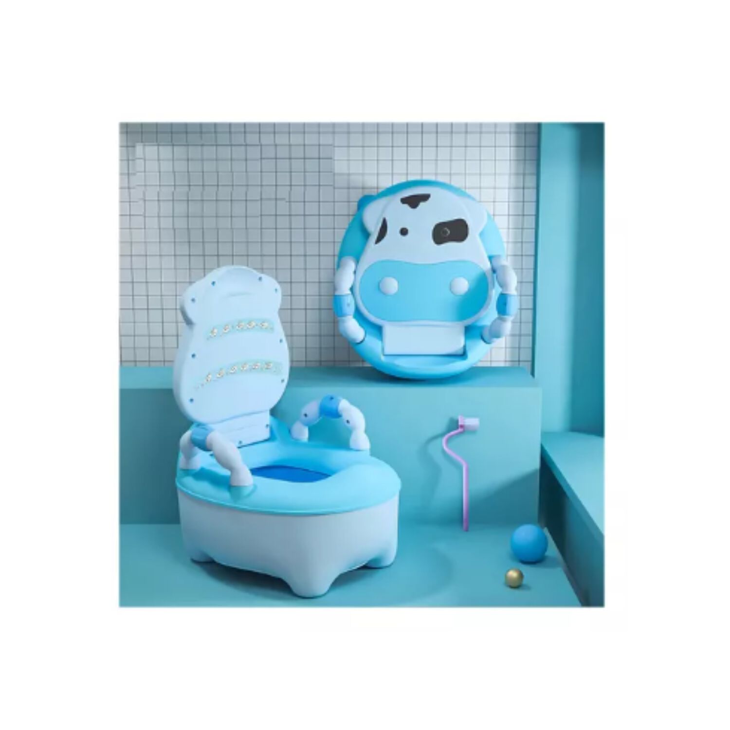 Pelela Bacinilla Wc Bebe Animalito Infantil Ba&ntilde;o Portatil image number 5.0