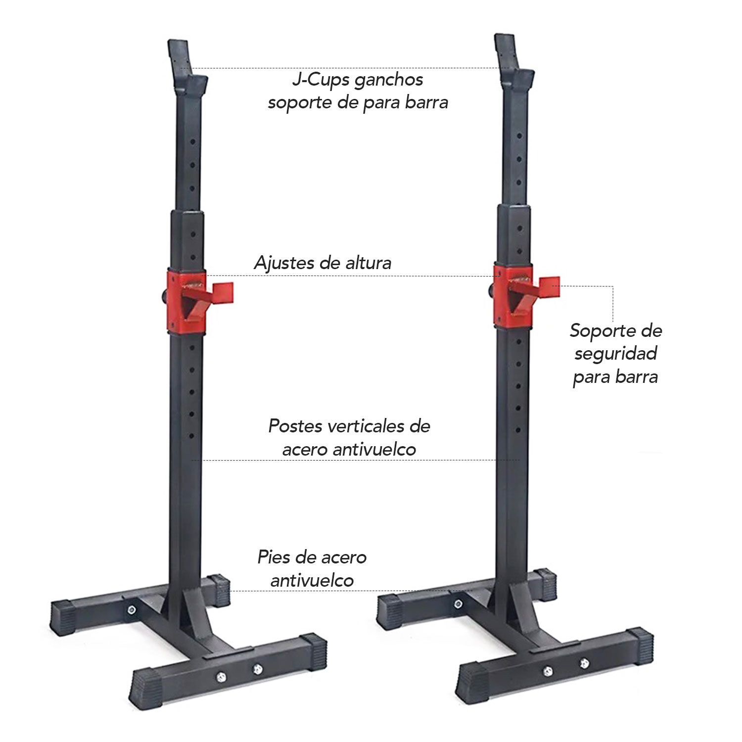 Squat Rack Atletis Force Line 100 image number 2.0