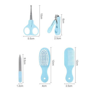 Set Manicure Cuidados Bebe 5 En 1 Cortauñas Peine Cepillo