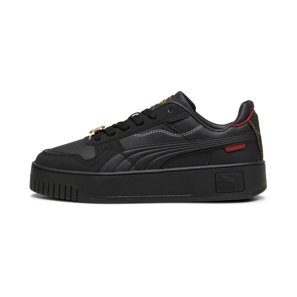 Zapatilla Urbana Mujer Puma Carina Street Class Act Blanco image number 4.0