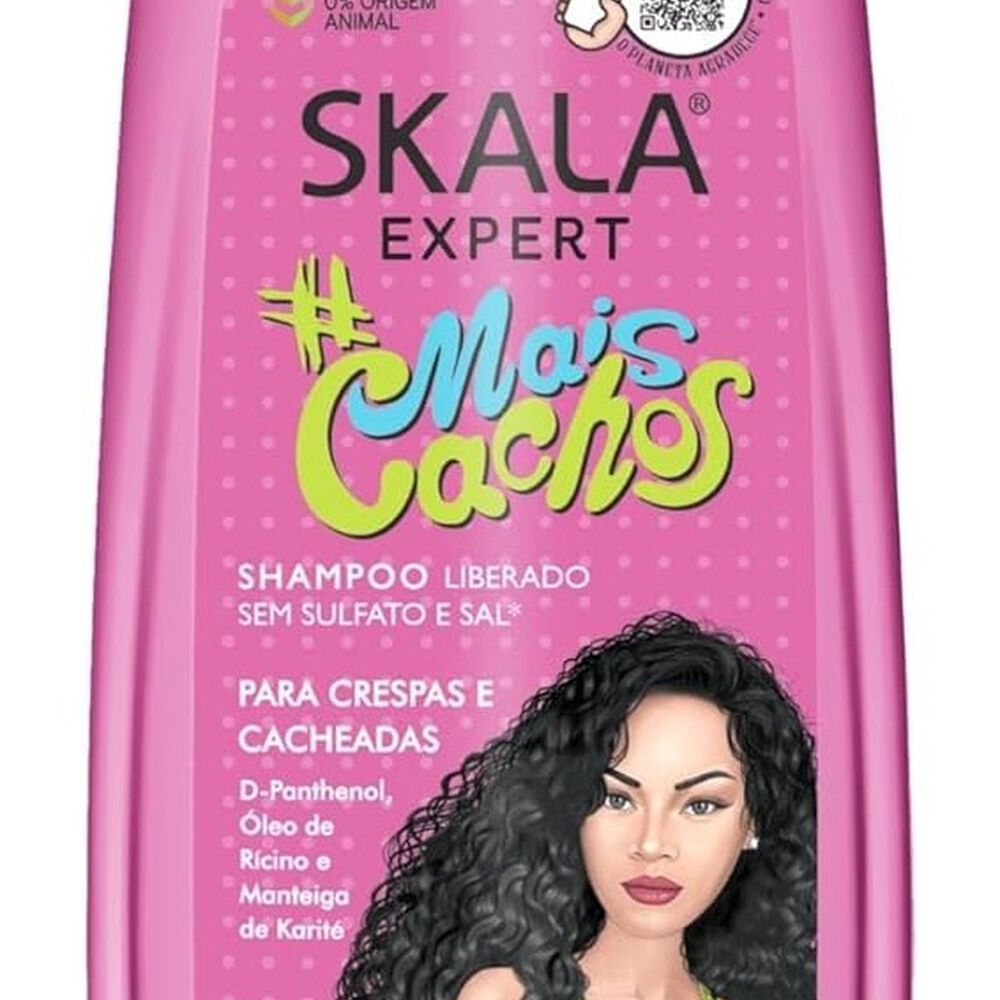 Shampoo Mais Cachos Skala Brasil 325ml image number 0.0