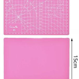 Base Tabla Cubierta Para Corte Salvacorte Mat A5 15x22 Cm. Rosado Base Tabla Cubierta Para Corte Salvacorte Mat A5 15x22 Cm. Rosado