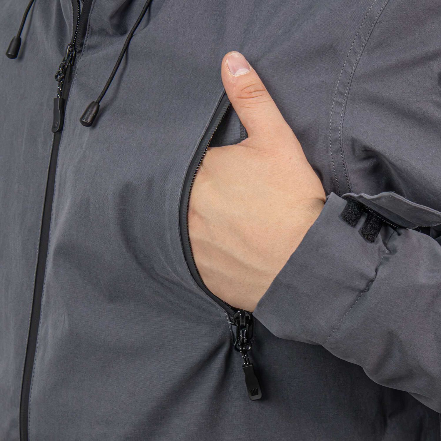 Parka Impermeable Hw Vail Gris image number 6.0