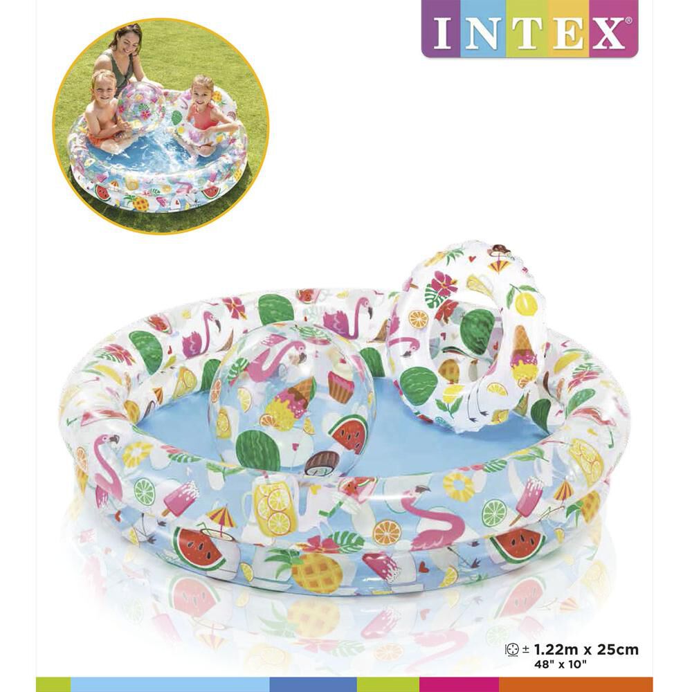 Piscina Redonda Inflable Con Pelota Y Flotador Intex / 150 Litros image number 3.0