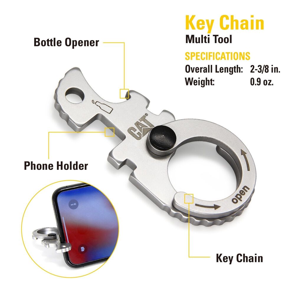 Juego De Cuchillos Y Herramientas M&uacute;ltiples Cat De 4 Piezas 980103 image number 6.0