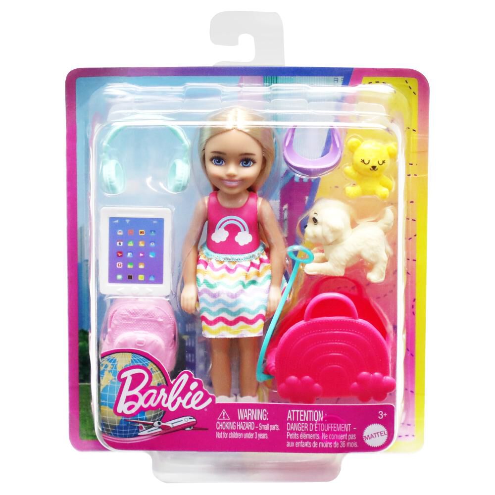 Muñeca Barbie Chelsea Viajera image number 1.0