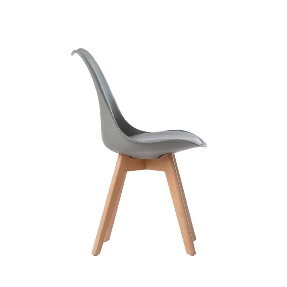 Pack 6 Sillas De Comedor Tulip Gris image number 4.0