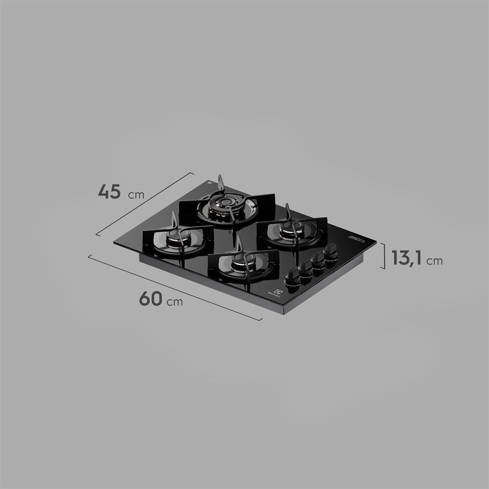 Encimera A Gas Electrolux KE4GC / 4 Quemadores image number 2.0