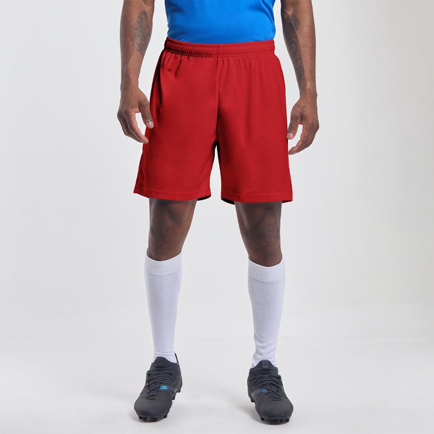 Short Deportivo Liso Tiro Alto Regular Hombre Pro Soccer image number 0.0
