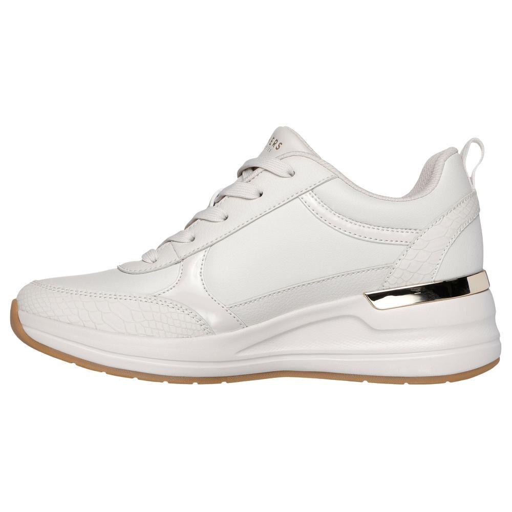 Zapatilla Urbana Mujer Skechers Billion 2 - Fine Shine Beige image number 2.0