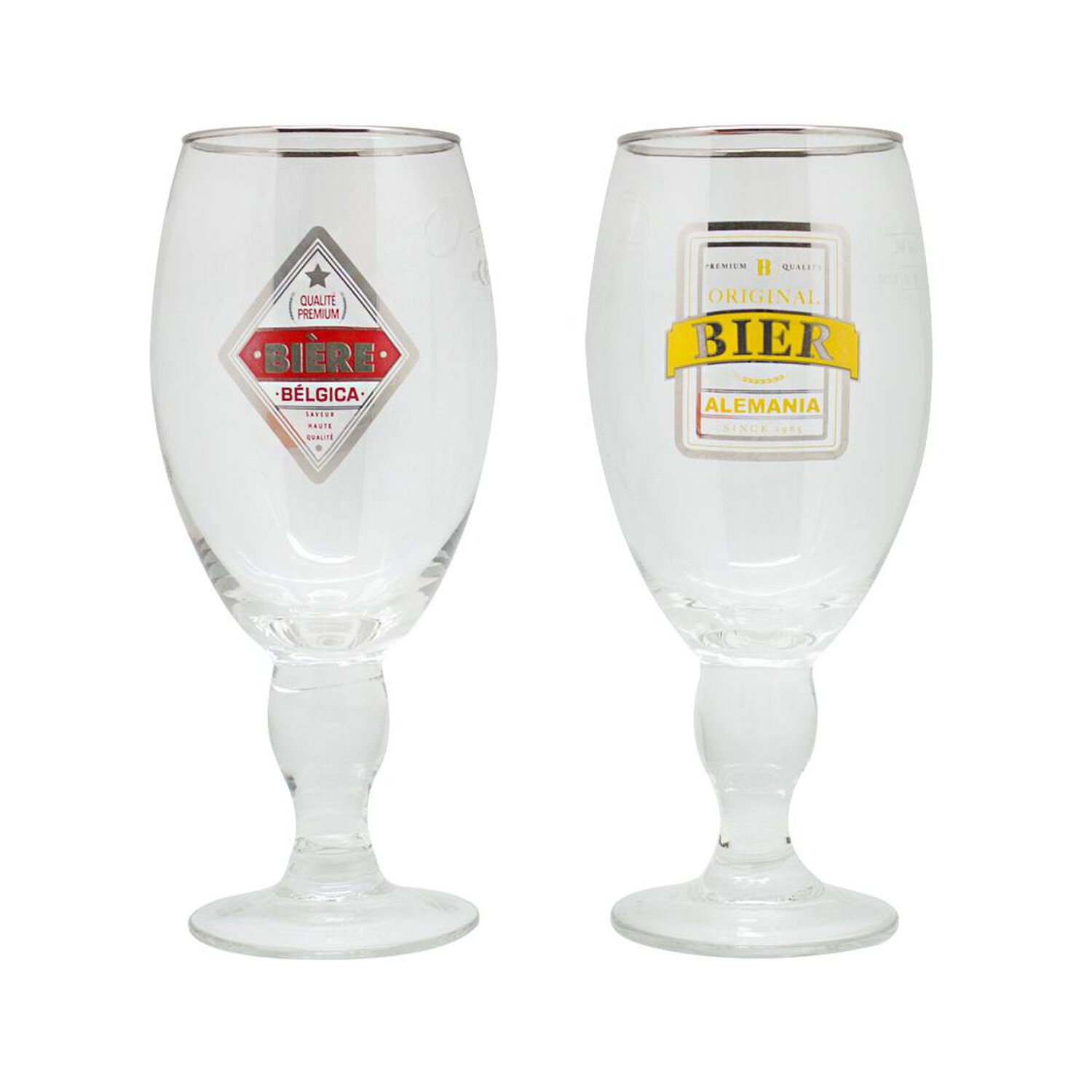 Set De Vasos Glasso Cop&oacute;n Cervecero / 2 Piezas / 600 Ml image number 0.0