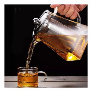 Tetera Infusora De Te Vidrio Cuadrado Piramide 550ml Infusiones