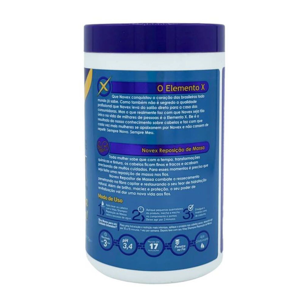 Crema Tratamiento Reposicion De Masa 400g Novex image number 1.0