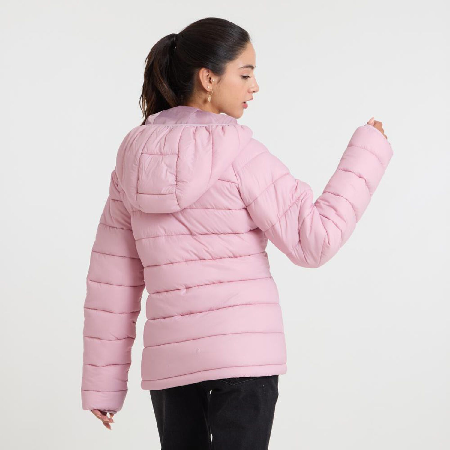 Parka B&aacute;sica Cuello Alto Con Capucha Mujer Freedom image number 3.0