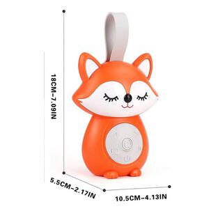 Zorrito Musical Calmante Port&aacute;til Maquina De Ruido Blanco Beb&eacute;s