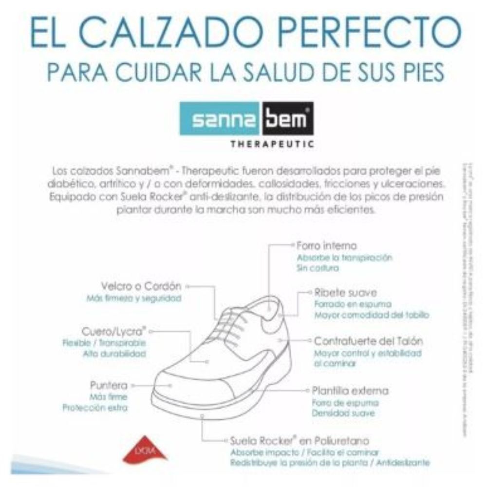 Zapato Para Diabetico Deportivo Negro Talla 44-blunding image number 1.0