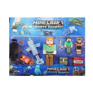 Juguete Figuras Minecraft The Update Aquatic 10 Piezas