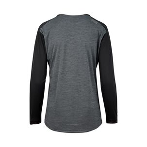 Jersey Ixs Manga Larga Mujer Flow X Grafito Negro M