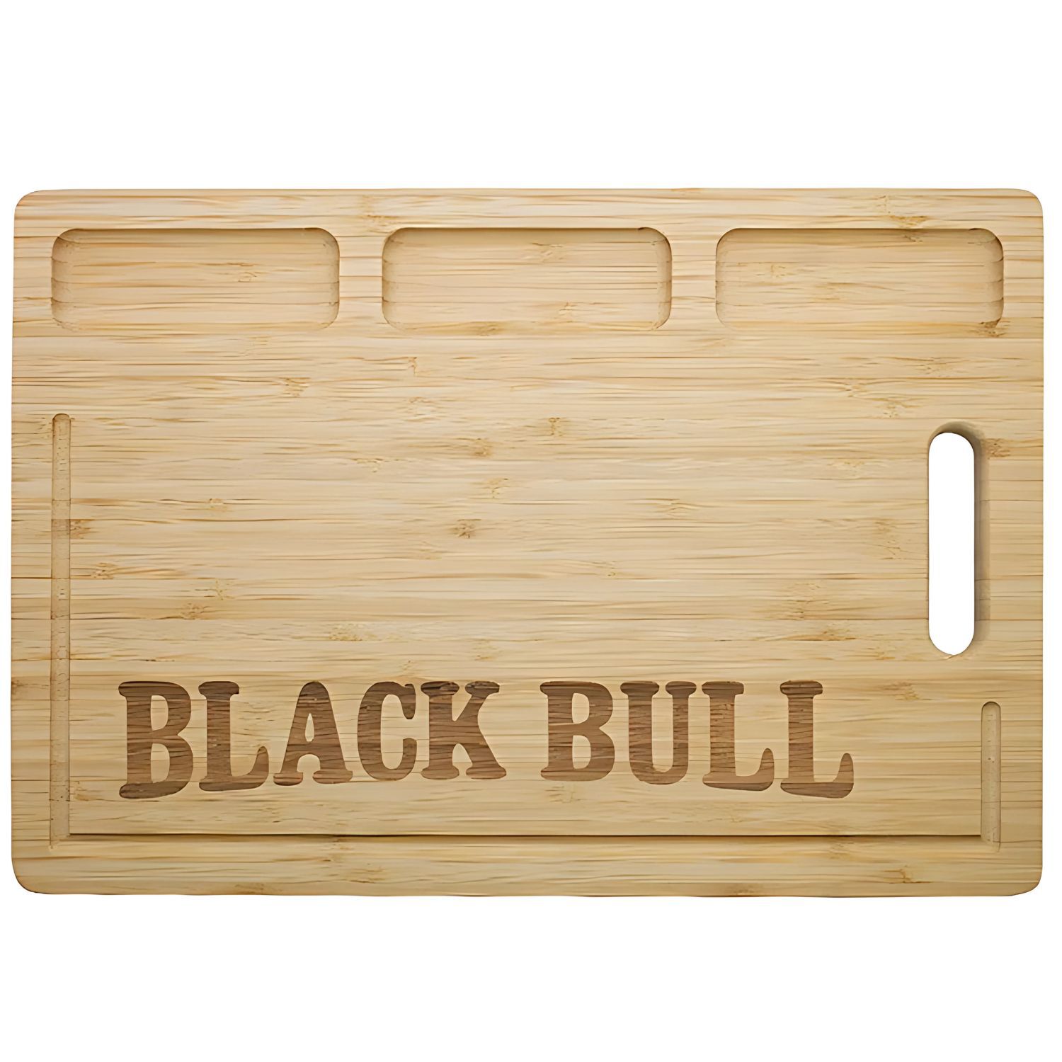 Tabla De Cortar Bamb&uacute; 38cms Black Bull - Ps image number 0.0