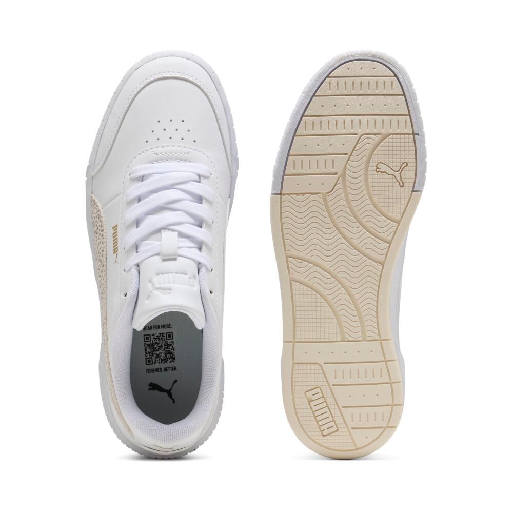 Zapatilla Urbana Mujer Puma Carina Mia Topcat White-frosted Ivory image number 3.0