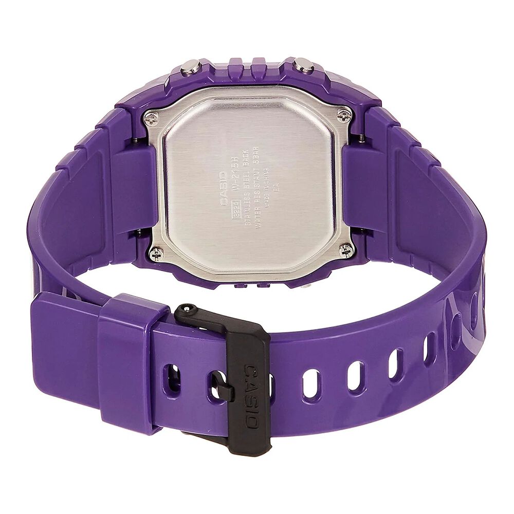 Reloj De Mujer Casio Digital W-215h-6avdf Purple Edition image number 2.0