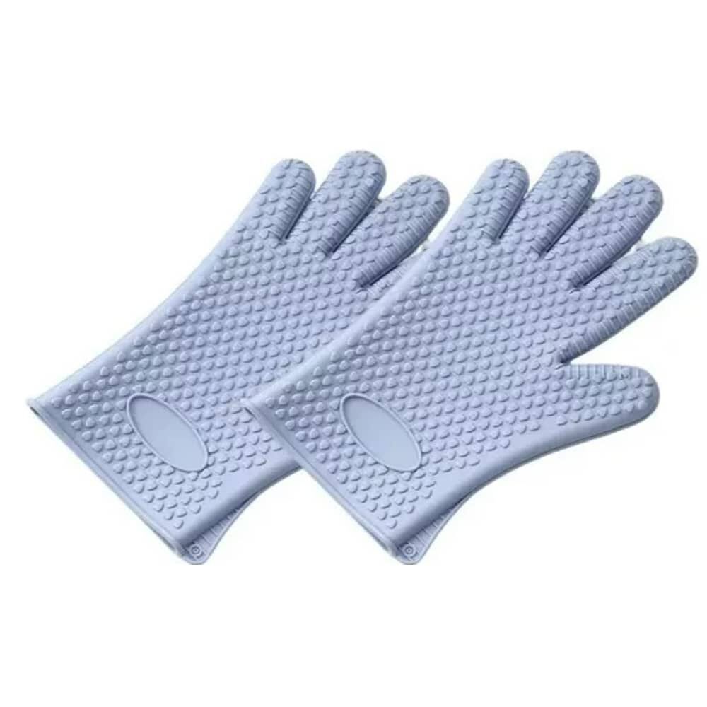 2 Guantes Manopla Protector De Calor (color Azul) Antideslizante image number 0.0