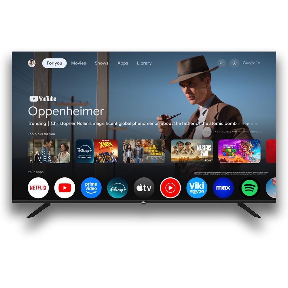 Led 65" Akai Google TV 5.0&nbsp; / Ultra HD 4K / Smart TV image number 2.0