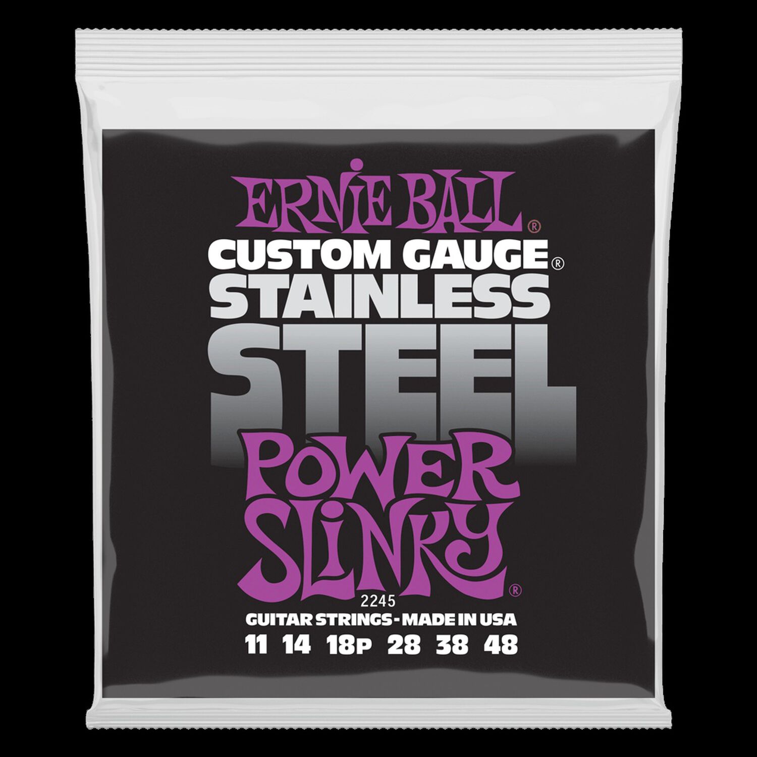 Set De Cuerdas Ernie Ball Power Slinky Inoxidable 11&ndash;48 image number 0.0