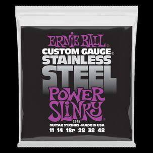 Set De Cuerdas Ernie Ball Power Slinky Inoxidable 11&ndash;48