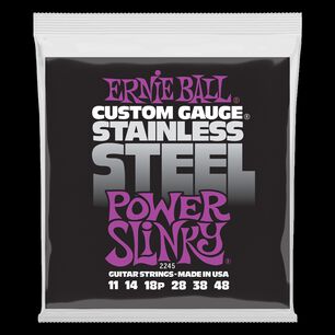 Set De Cuerdas Ernie Ball Power Slinky Inoxidable 11&ndash;48