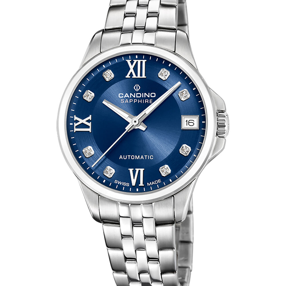 Reloj C4770/4 Candino Swiss Azul Mujer Automático image number 0.0